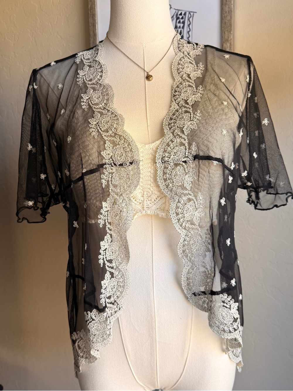 Vintage Lace Cover Up